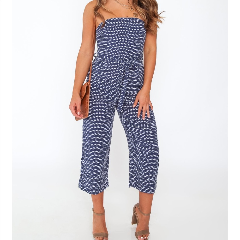 Blue oohlaluxe jumpsuit